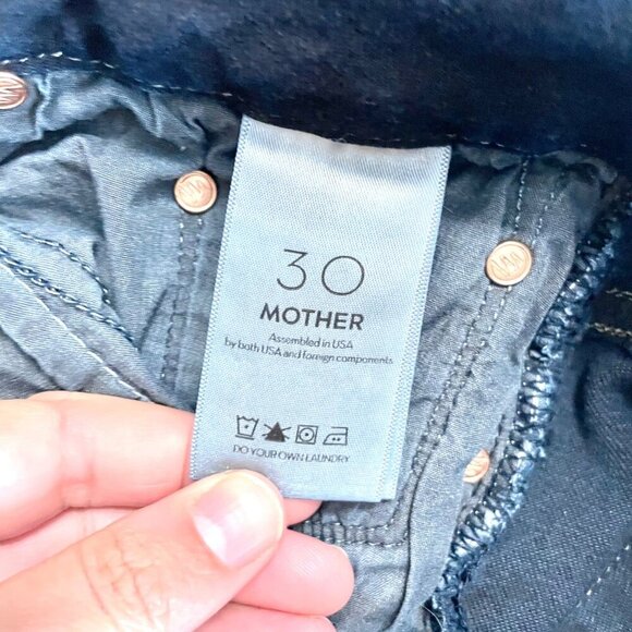 Mother Jeans High Waisted Looked Ankle Fray Last Call Size 30 - Picture 5 of 10